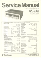 Technics - SA-5360 - Service manual 